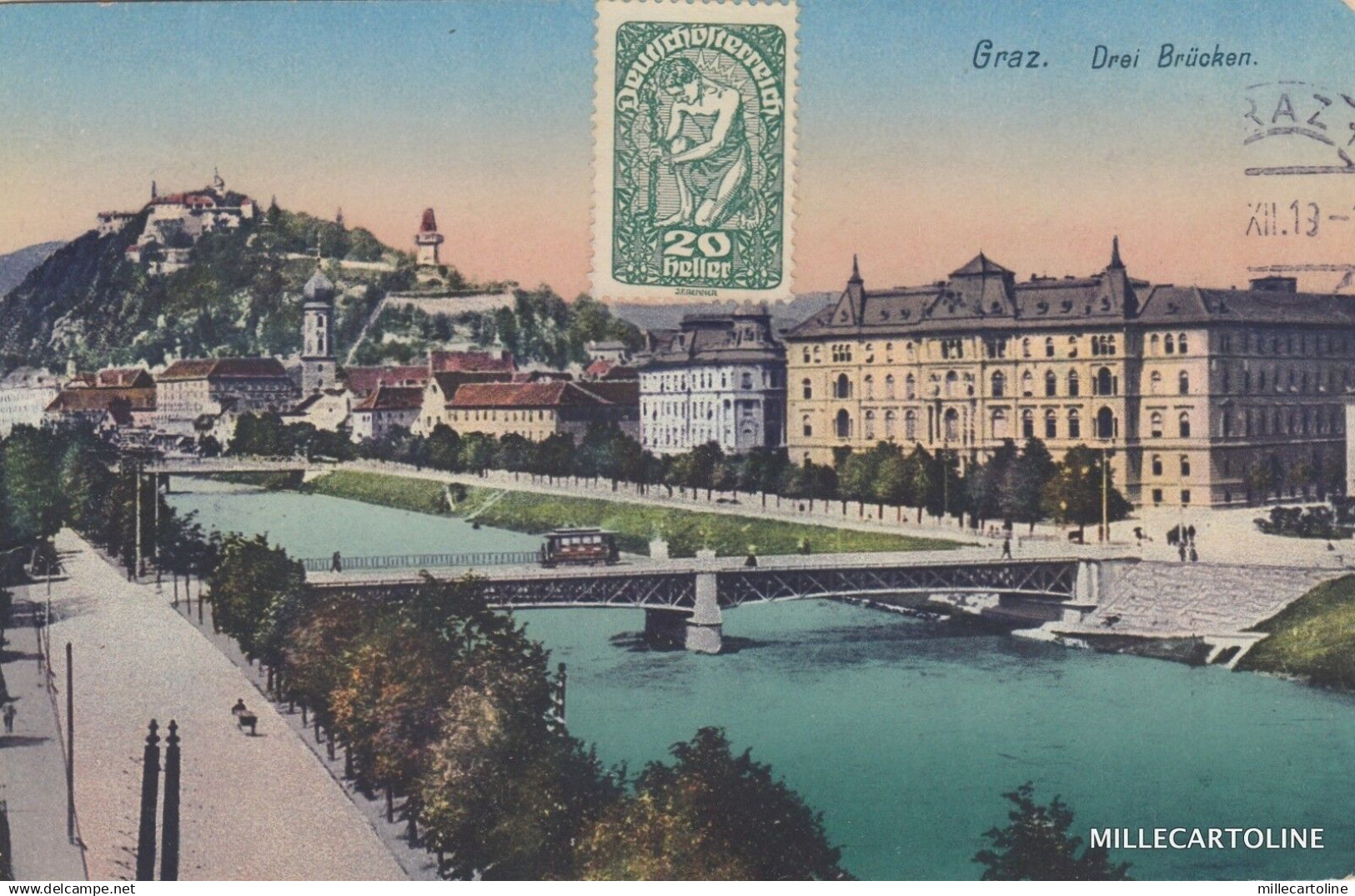 AUSTRIA - Graz - Drei Brucken 1919