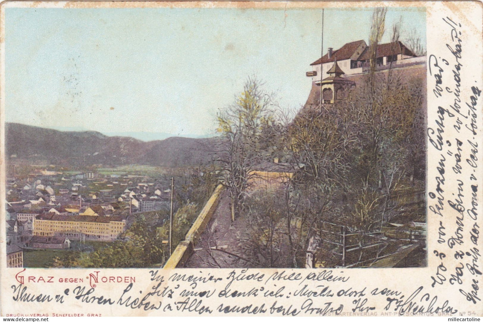 AUSTRIA - Graz gegen Norden 1900