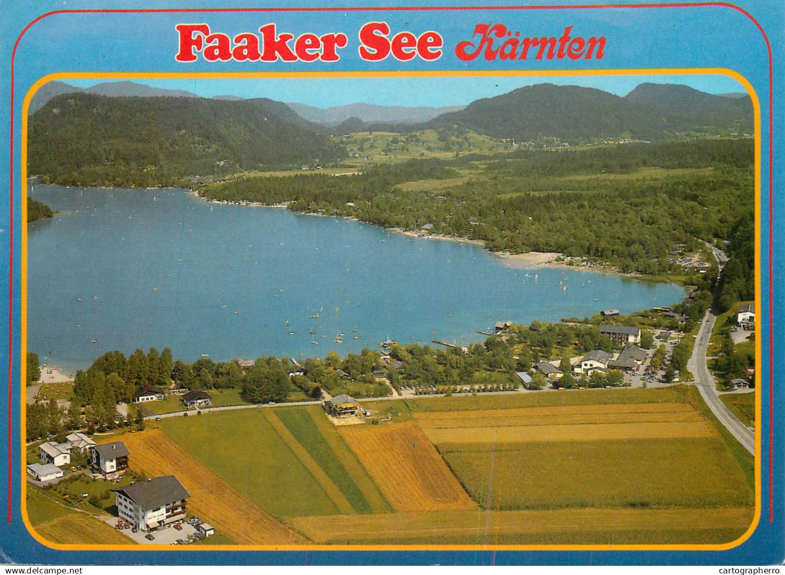 Austria Karnten Faaker See panorama