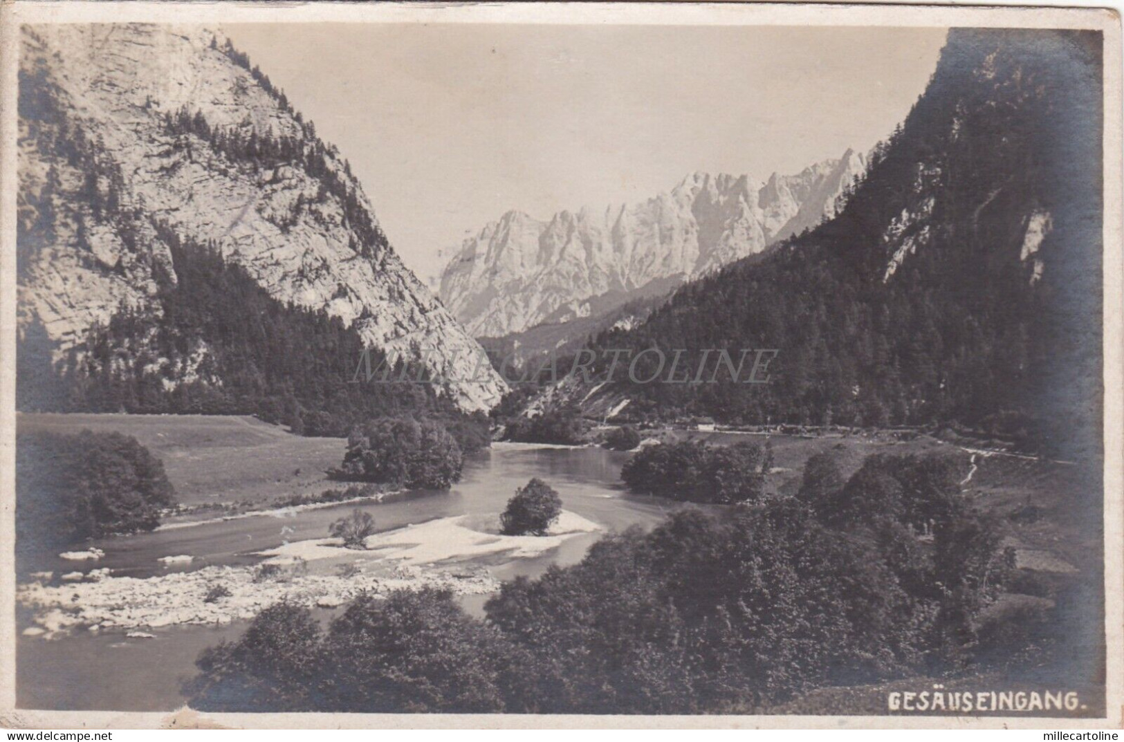 AUSTRIA - Knittelfeld - Gesauseingang - Foto Postkarte 1920