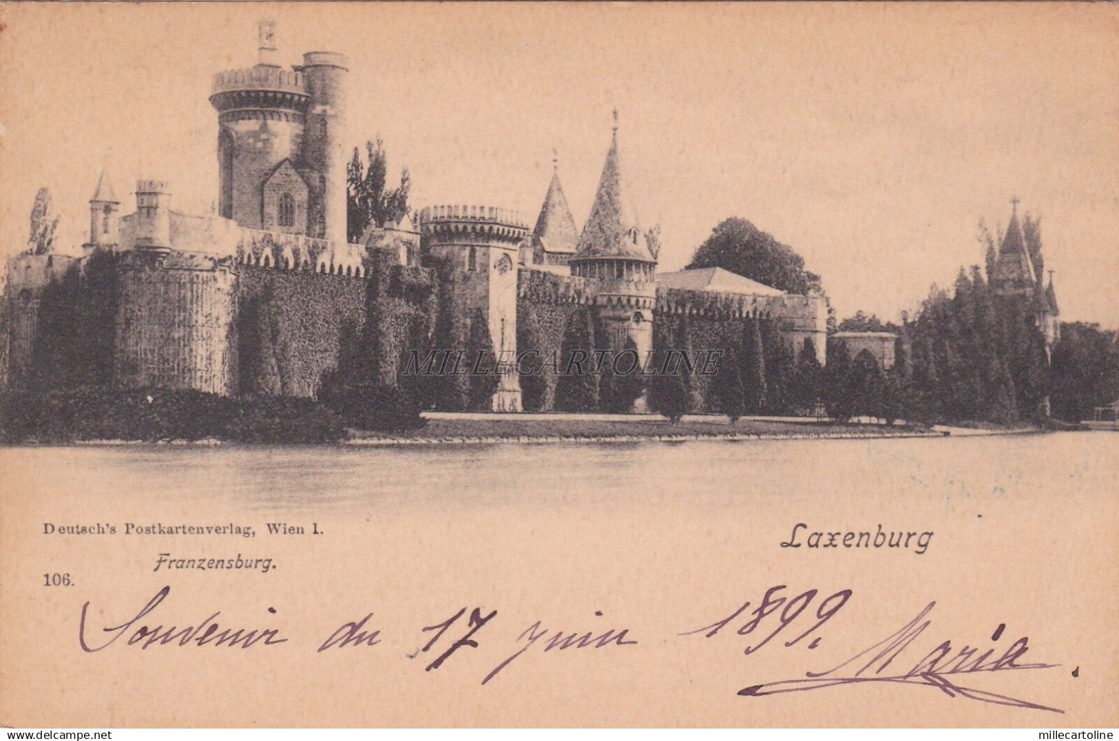 AUSTRIA - Laxenburg - Franzensburg - 1899