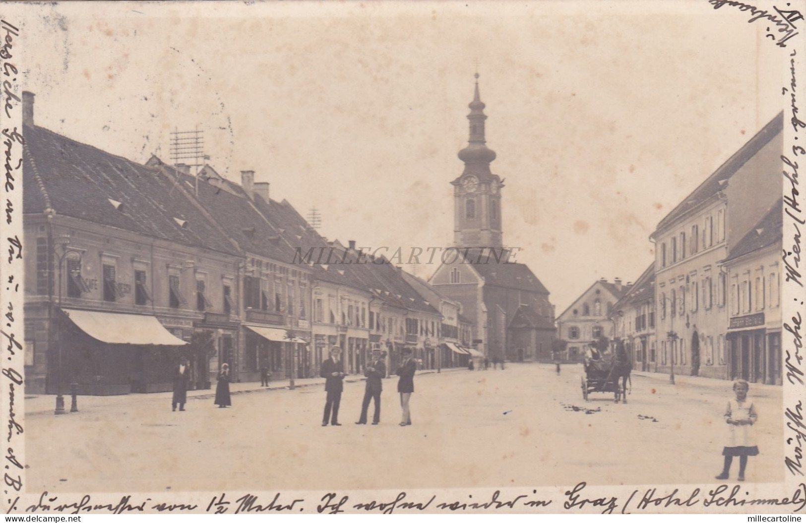 * AUSTRIA - Leibnitz - Oberer Platz 1915 (Photo postcard  Fr.Winterhoff)
