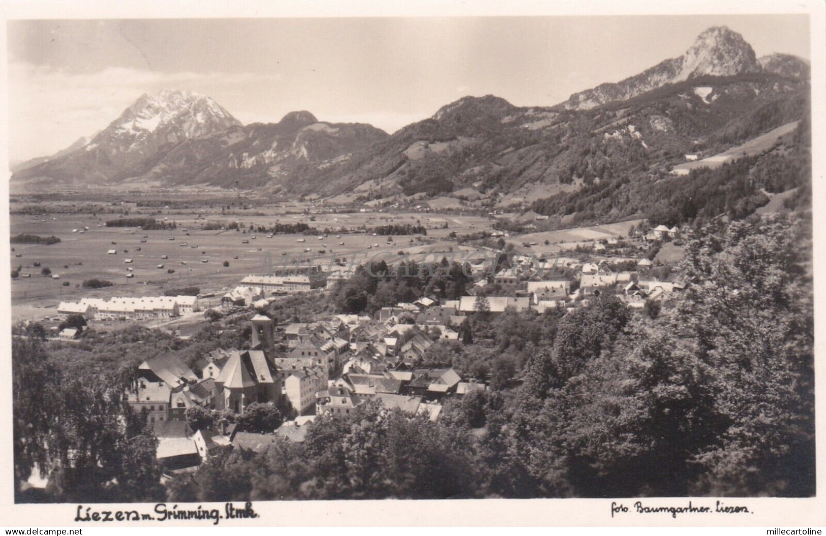 AUSTRIA - Liezen - Grimming - Foto Postkarte 1953