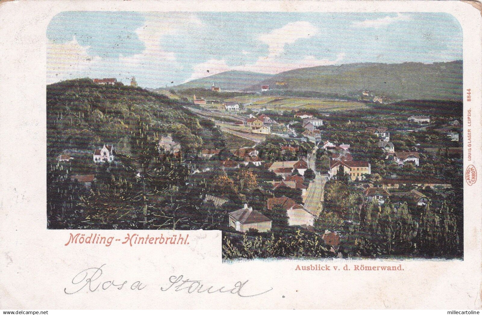 AUSTRIA - Mödling-Hinterbrühl - Ausblick v.d.Rümerwand 1903