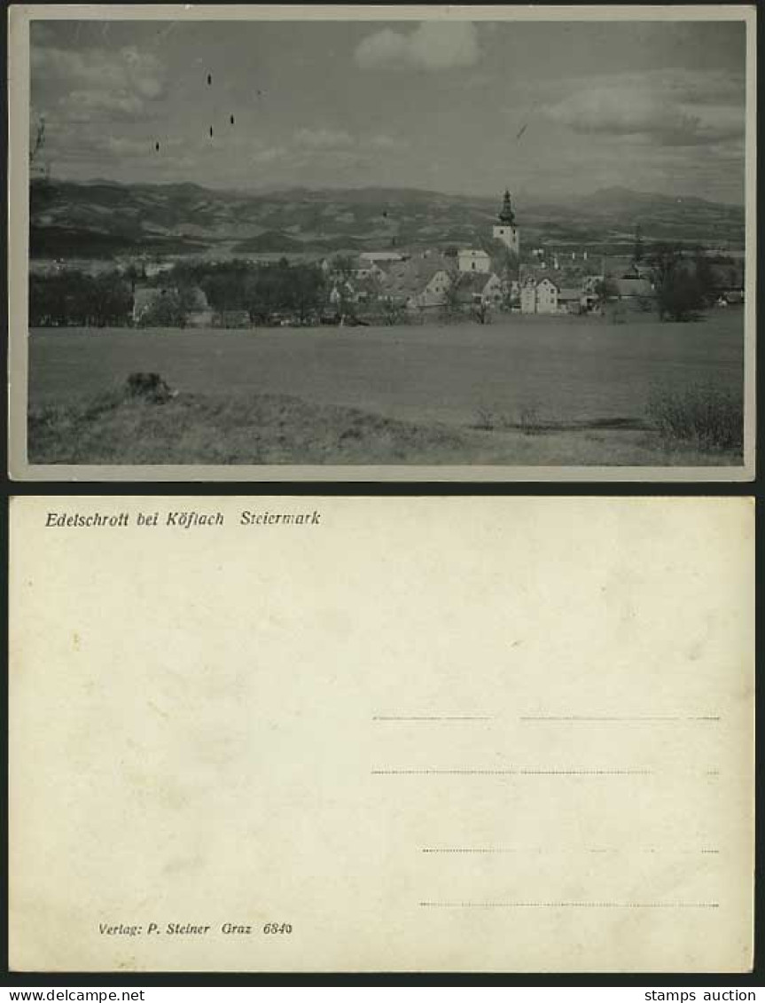 Austria Old RP Postcard Edelschrott Steiermark Panorama
