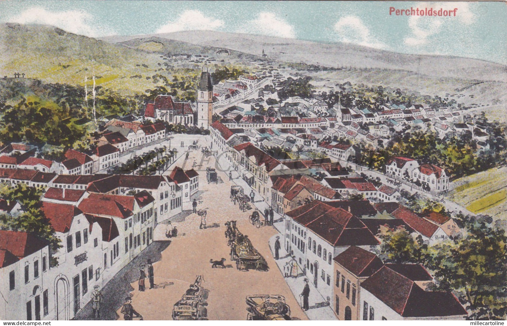 AUSTRIA - Perchtoldsdorf, View, Postkarte