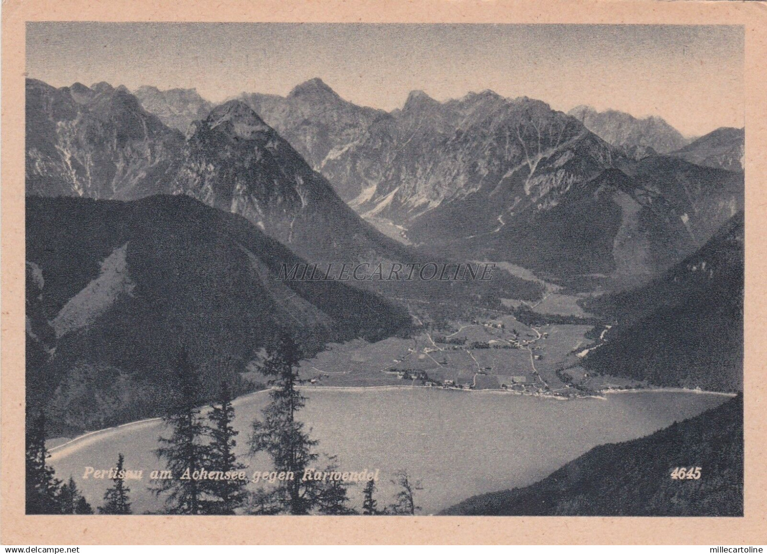 AUSTRIA - Pertisau - Pertisau am Achensee gegen Karwendel