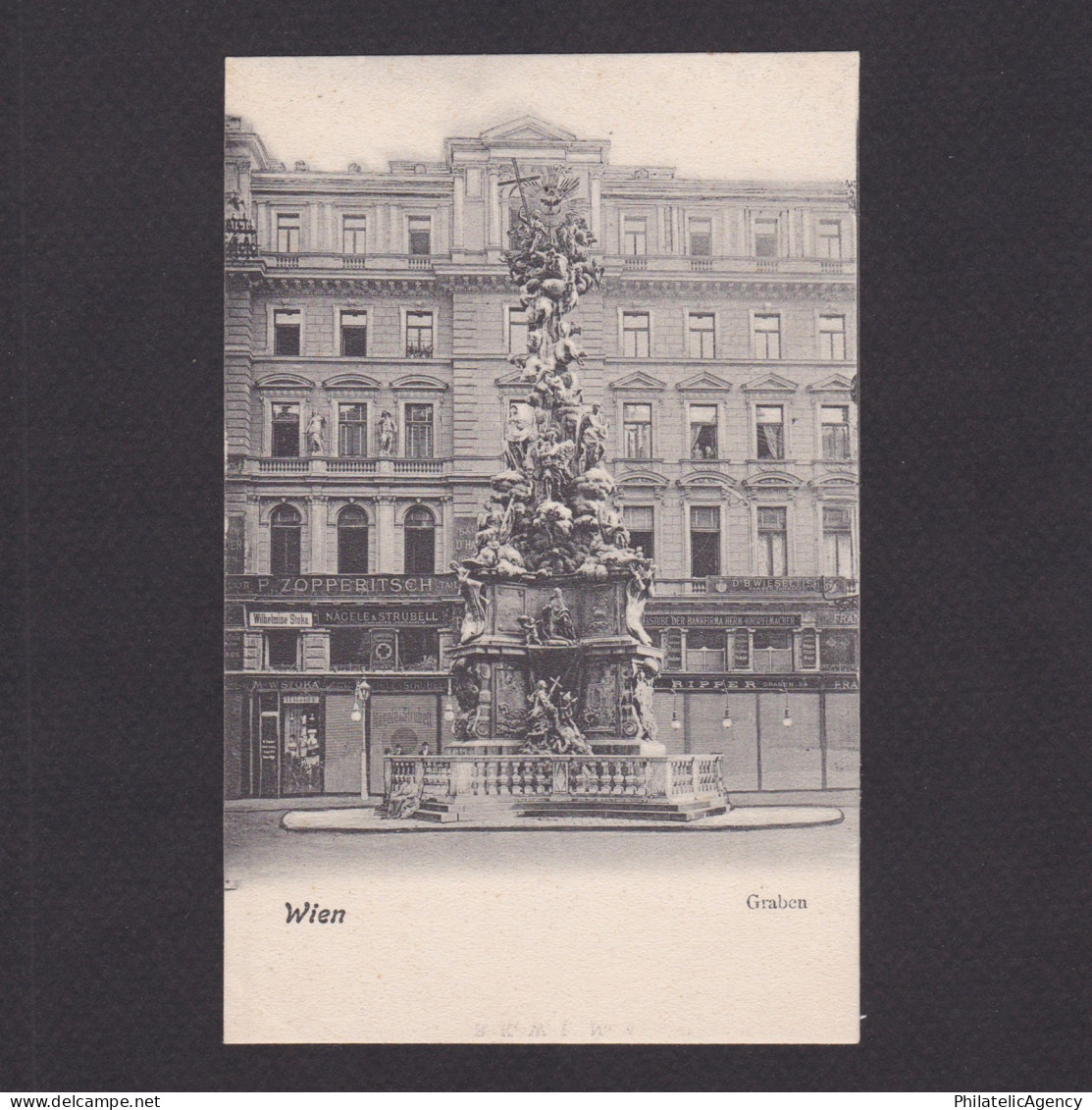 AUSTRIA, Postcard, Graben, Vienna, Unused