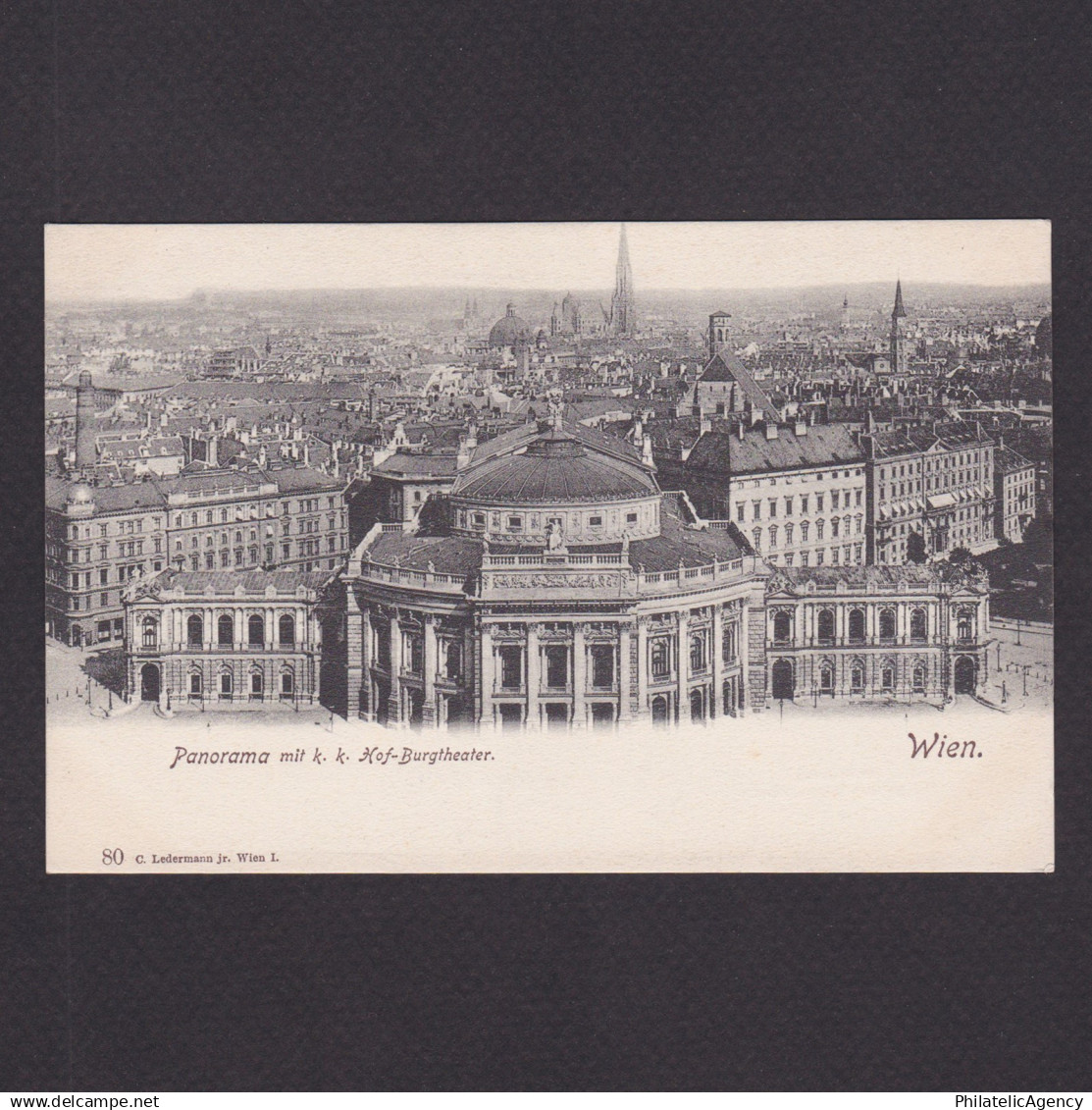 AUSTRIA, Postcard, Vienna, Burgtheater, Unused