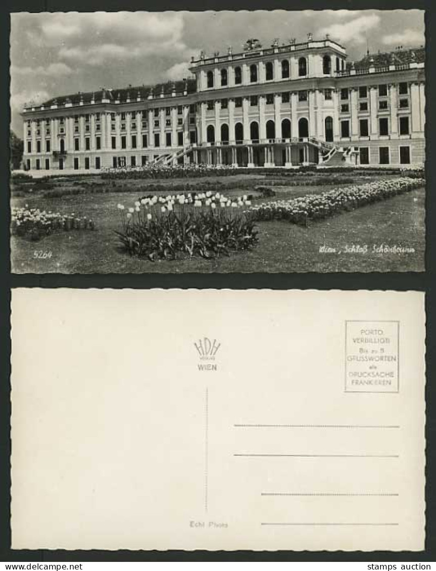 Austria RP Postcard VIENNA CASTLE Schloss Schoenbrunn