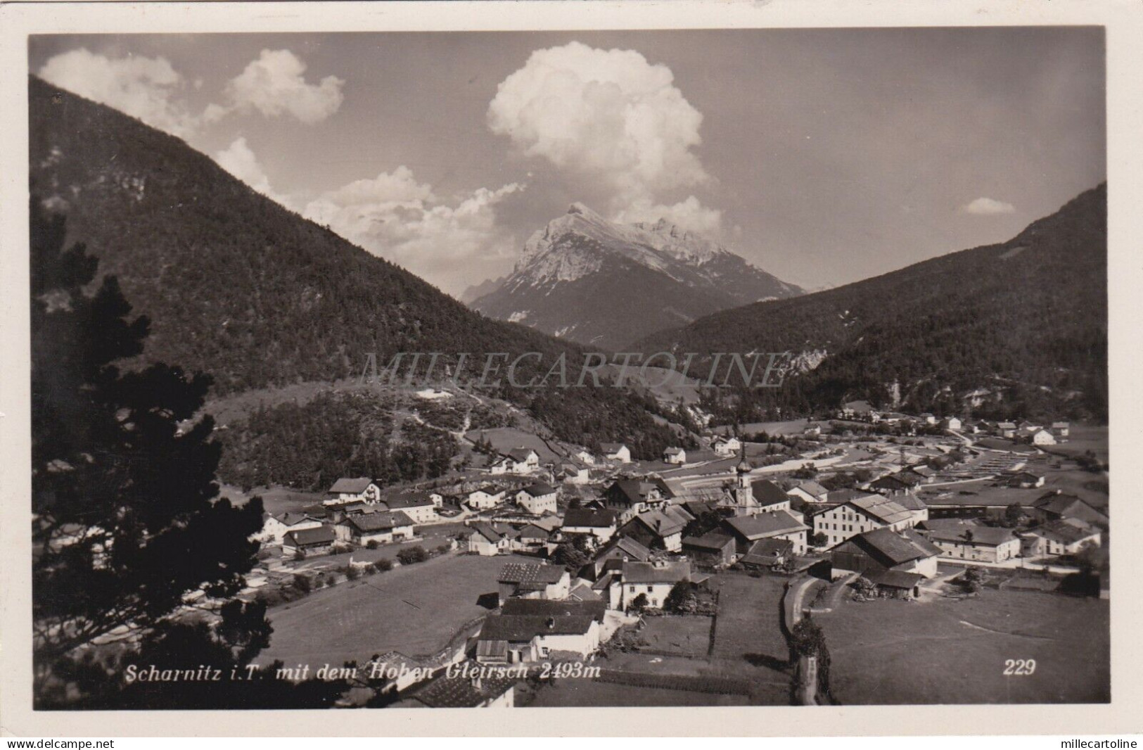 AUSTRIA - Scharnitz mit dem Hoben Gleirsch