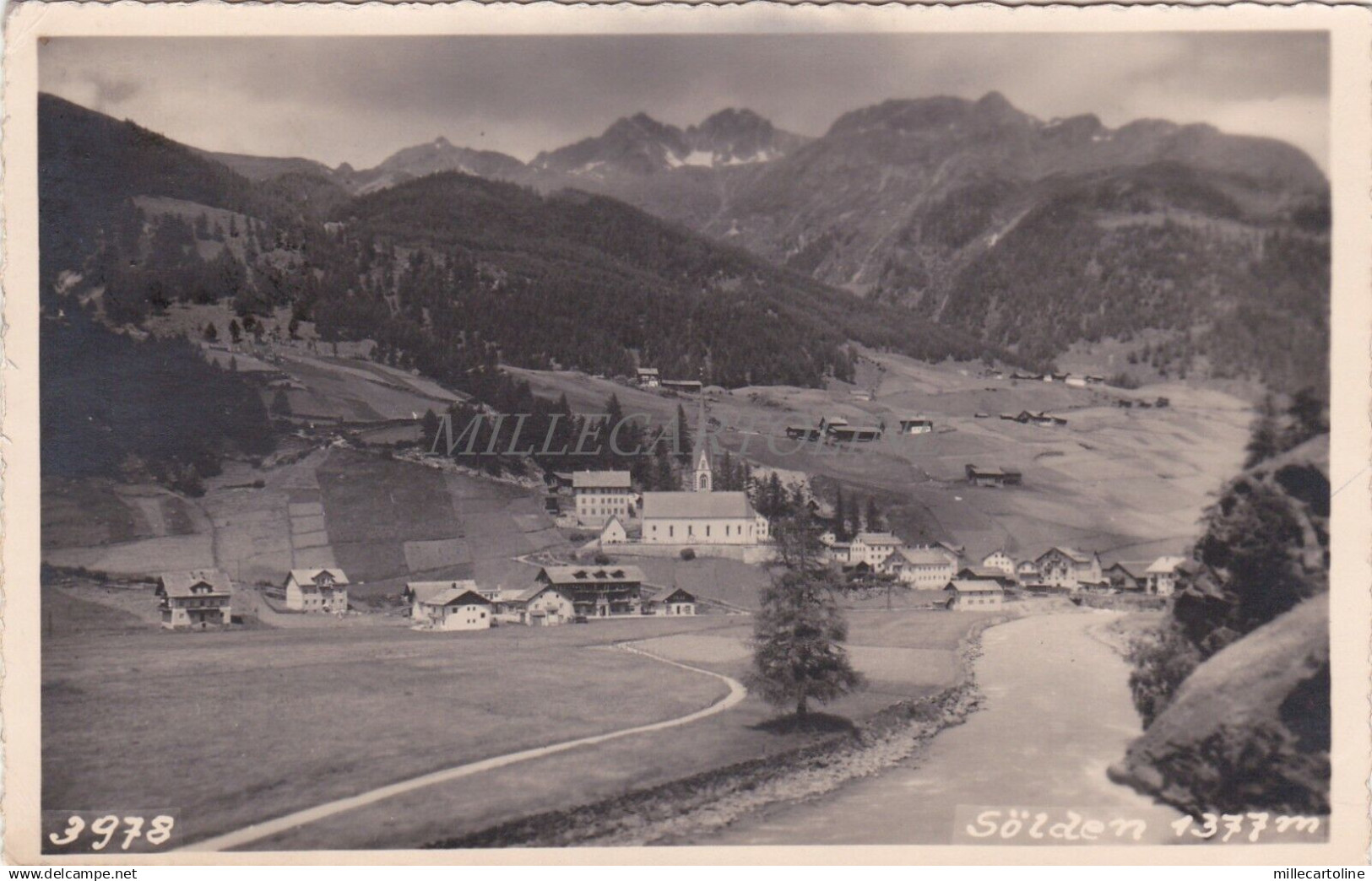 AUSTRIA - Sölden - Foto Postkarte 1951
