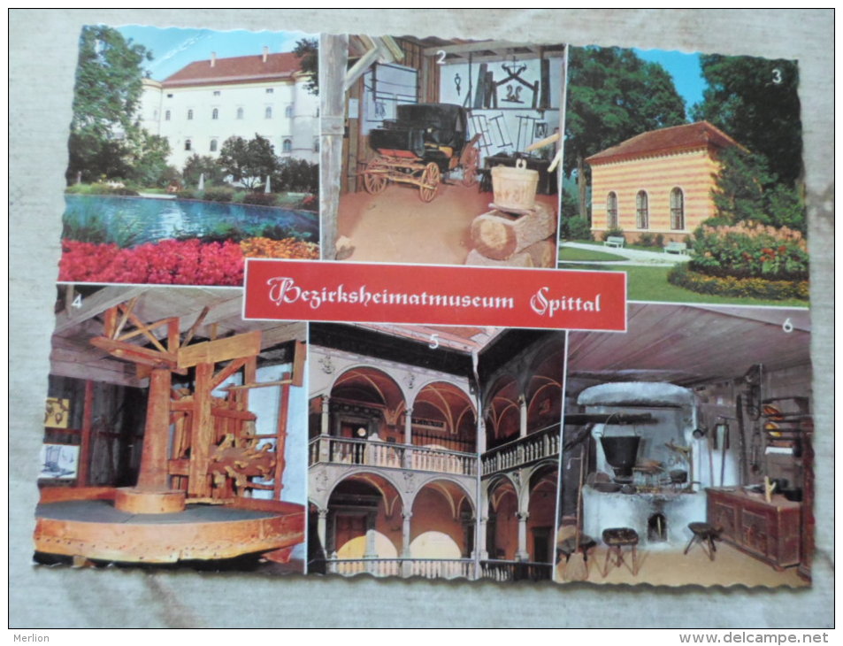 Austria   Spittal a.d.Drau  -Bezirksheimatmuseum - Museum - sent from Bolzano to Stainz      D123620