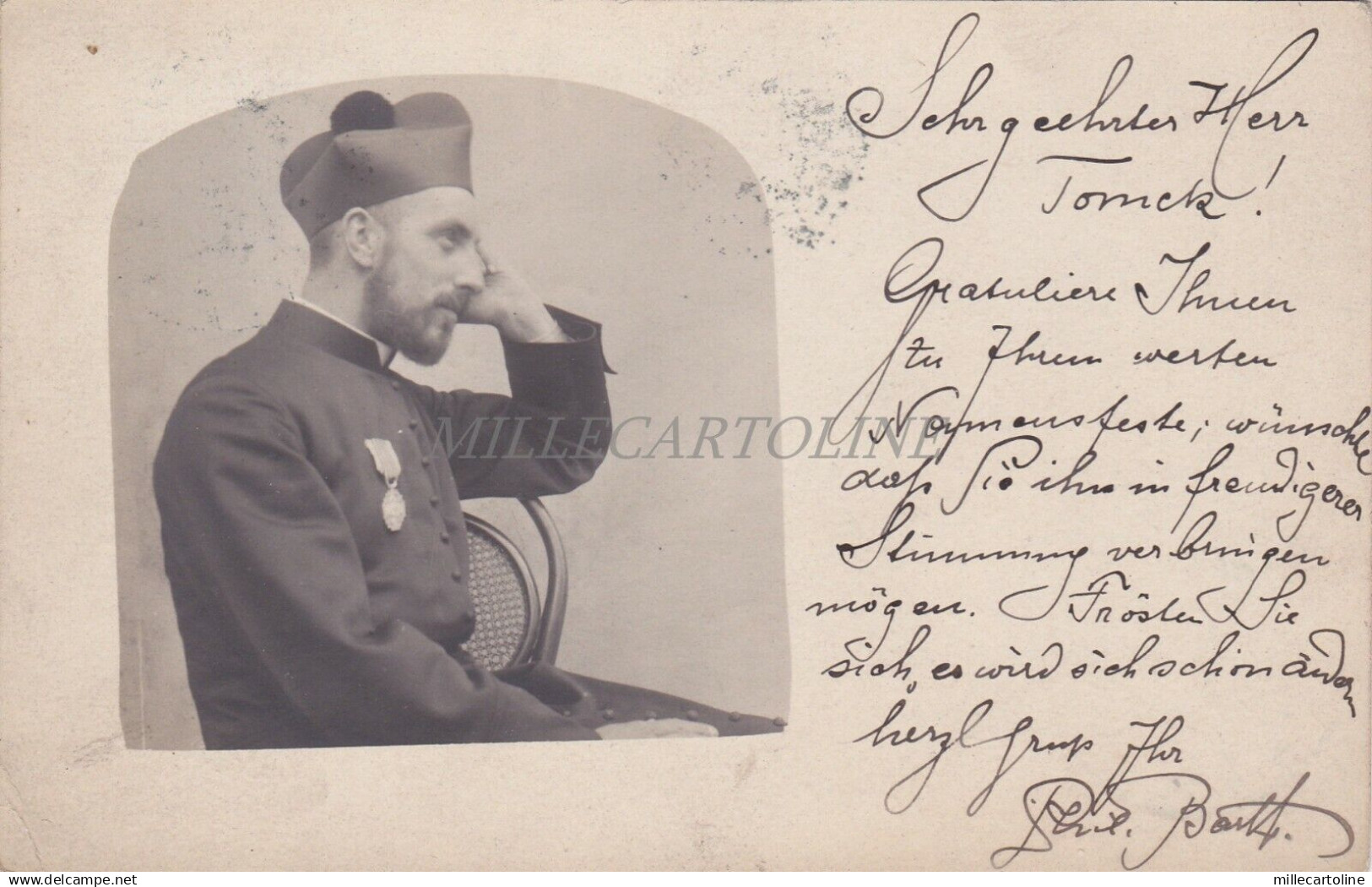 AUSTRIA - Stockerau - Ecclesiastic - Foto Postkarte 1905