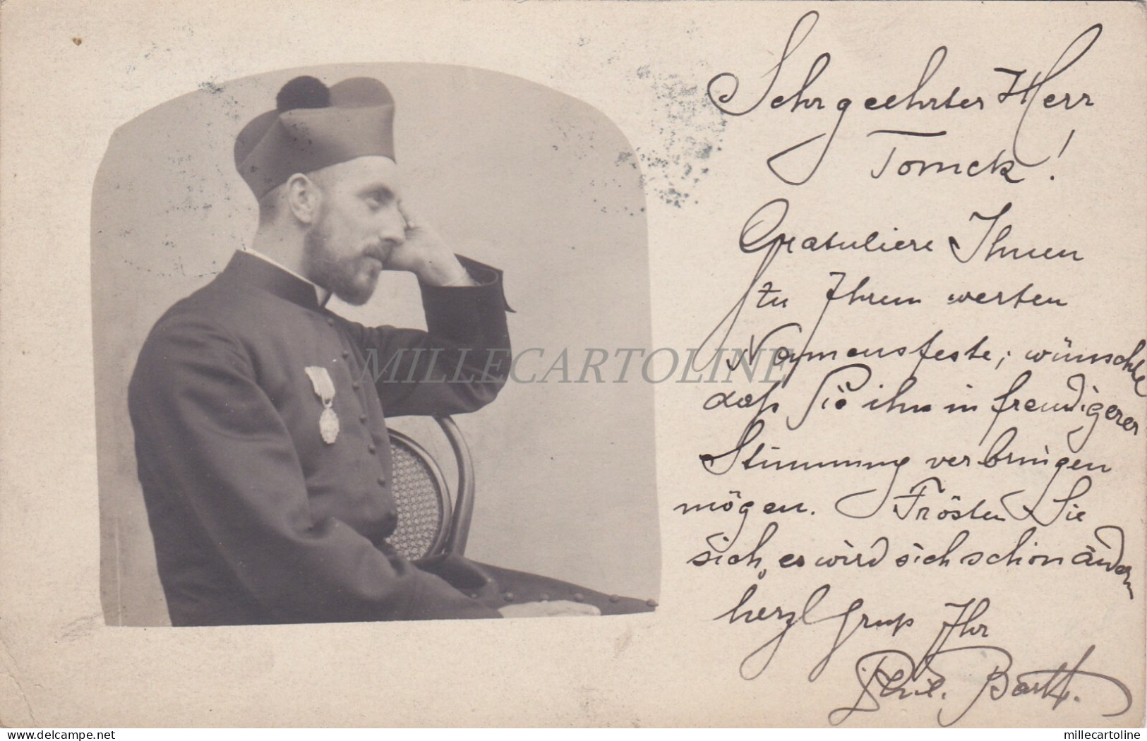 AUSTRIA - Stockerau - Ecclesiastic - Foto Postkarte 1905