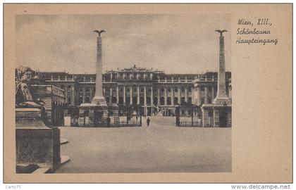 Autriche - Wien - Schönbrunn - Haupteingang