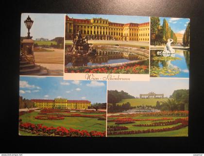 WIEN Schonbrunn postcard AUSTRIA