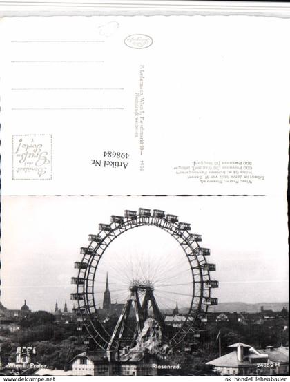 498684,Wien Leopoldstadt Prater Riesenrad