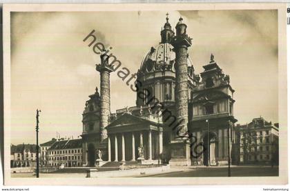 Wien IV - Karlskirche - Foto-Ansichtskarte - Verlag Grapha Wien