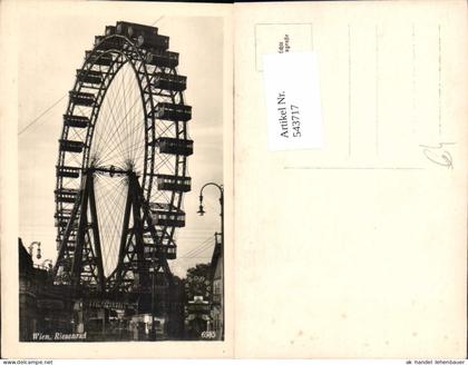 543717,Wien Leopoldstadt Prater Riesenrad