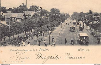Österreich - WIEN II - Ausstellungsstrasse im k. k. Prater