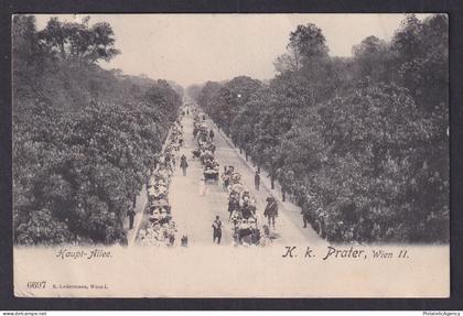 Vintage postcard, Austria Vienna II, Wurstl-Prater