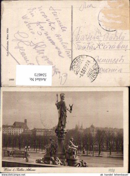 534673,Wien Innere Stadt Pallas Athene 1928 Parlament