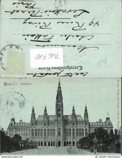 746710 Wien Vienna Rathaus