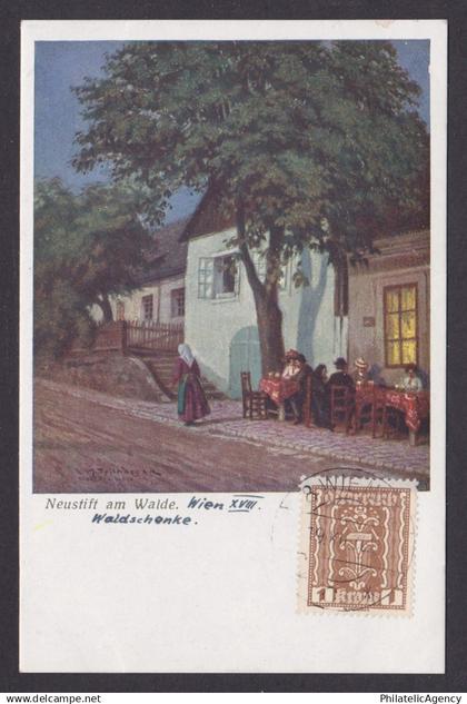 Postcard, Austria Vienna, Neustift am Walde