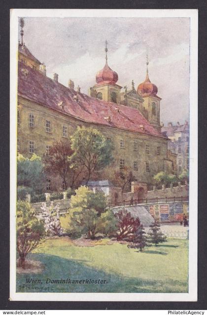 Postcard, Austria Vienna, Dominikanerkloster