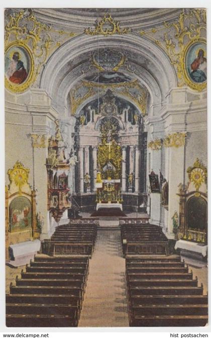(12900) AK Pöstlingberg, Linz, Oberösterr., Wallfahrtskirche, vor 1945