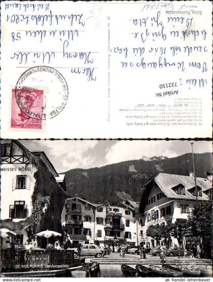 722110 Salzkammergut Gmunden St Wolfgang Landungsplatz Bez. Gmunden