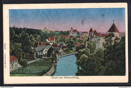 AK Schwertberg, Teilansicht mit Flusspartie