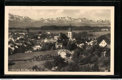 AK Sierning b. Steyr, Ortsansicht mit Kirche