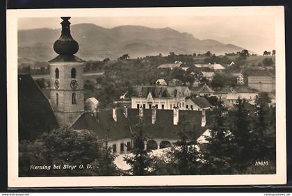 AK Sierning bei Steyr, Blick auf die Kirche