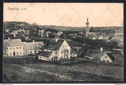 AK Sierning /O.-Ö., Ortsansicht aus der Vogelschau