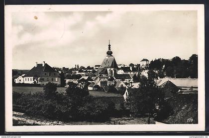 AK Sierning, Teilansicht mit Kirche