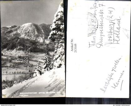 213169,Spital am Phyrn Teilansicht Winterbild