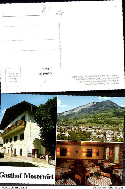 730430 Bad Goisern Gasthof Moserwirt Gemeinde Bad Goisern Bez. Gmunden