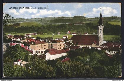 AK Grieskirchen /O.-Ö., Ortsansicht, Nordseite