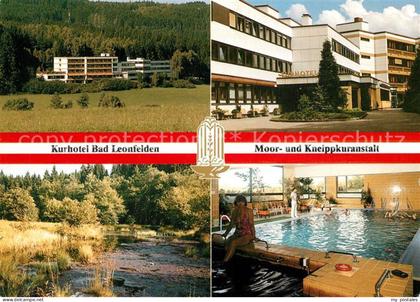 Bad Leonfelden Kurhotel Moor und Kneippkuranstalt Teich Hallenbad