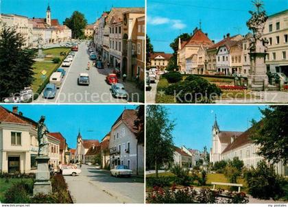 Eferding Orts und Teilansichten Denkmal Kirche