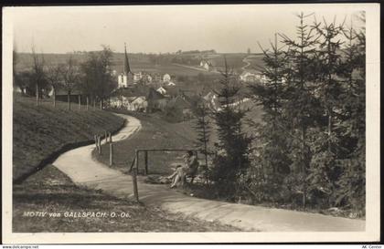 1931 - Österreich, Gallspach/O.-Ö.: Motiv von Gallspach, Frau auf einer ... - 20001551