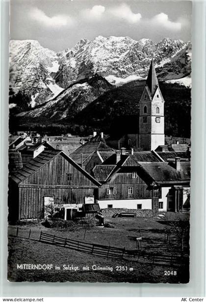 8983 Bad Mitterndorf - Ortsansicht mit Grimming - 10103640