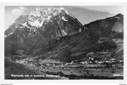 A239 Austria 1936 Stainach Seehoehe 680 m Mountains vintage postcard