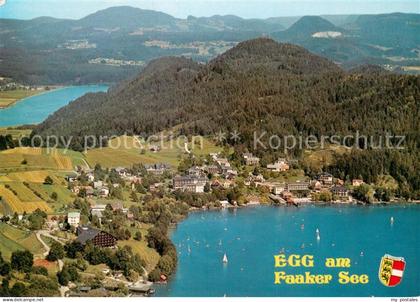 Egg Faakersee Fliegeraufnahme