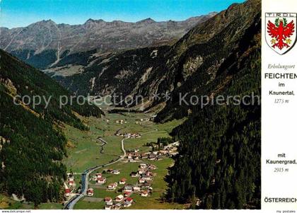 Feichten Kaunertal Fliegeraufnahme Kaunertalsperre