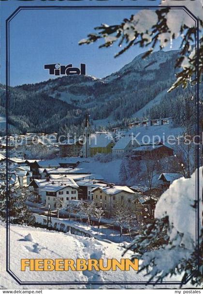 Fieberbrunn Tirol Wintersportort
