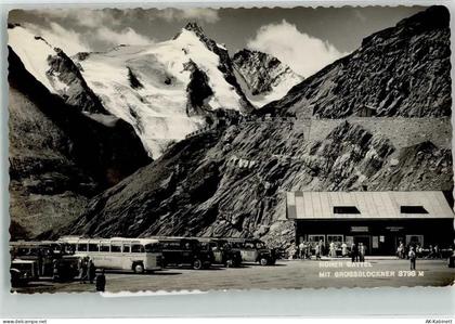 Grossglockner Foto AK Omnibus Gasthaus Hoher Sattel - 39533000