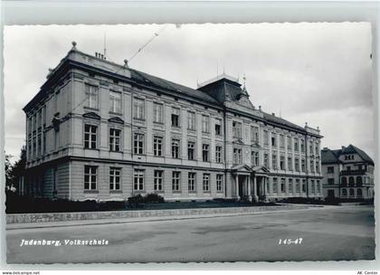 Judenburg Foto AK Volksschule - 10032371